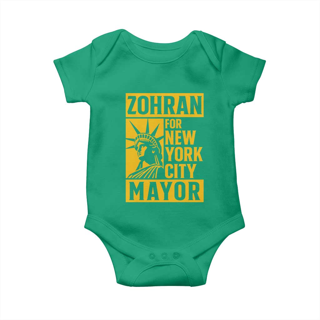Zohran Mamdani NYC Mayor Baby Onesie Funny Cool Trendy Progressive - Wonder Print Shop