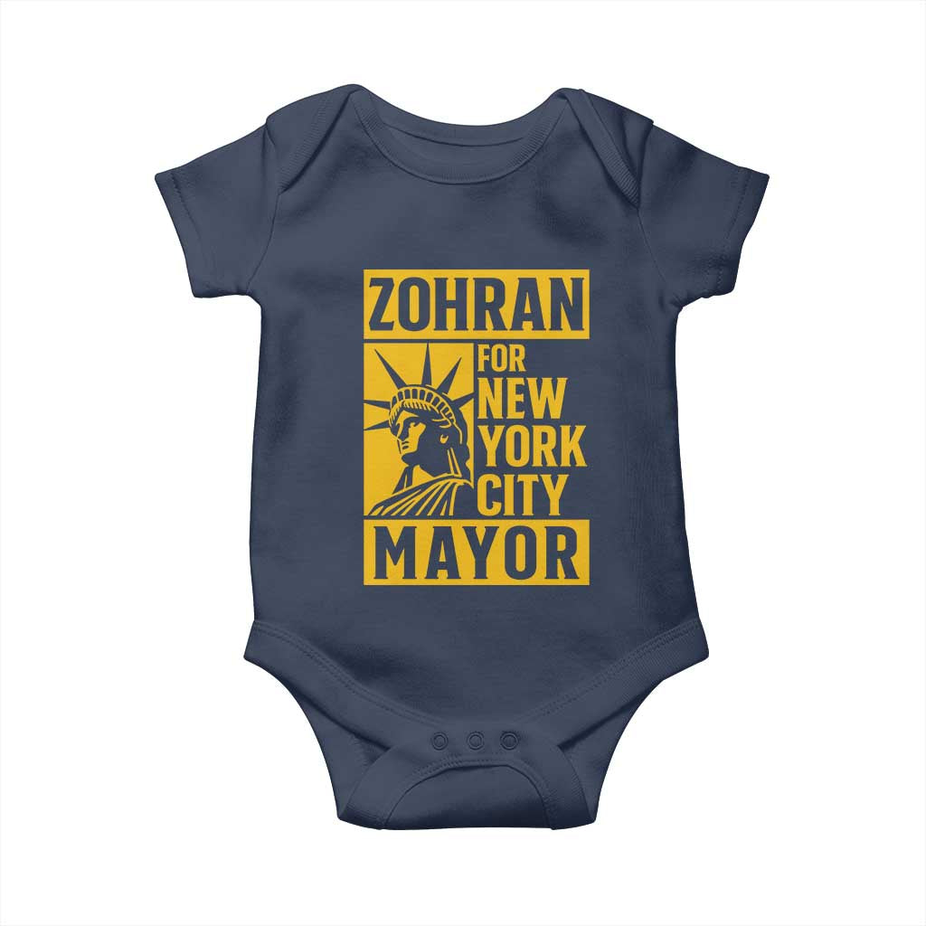 Zohran Mamdani NYC Mayor Baby Onesie Funny Cool Trendy Progressive - Wonder Print Shop