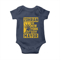 Zohran Mamdani NYC Mayor Baby Onesie Funny Cool Trendy Progressive - Wonder Print Shop