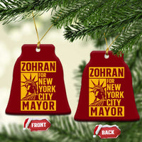 Zohran Mamdani NYC Mayor Ceramic Ornament Funny Cool Trendy Progressive - Wonder Print Shop