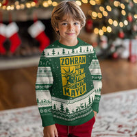 Zohran Mamdani NYC Mayor Ugly Christmas Sweater Funny Cool Trendy Progressive - Wonder Print Shop