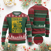 Zohran Mamdani NYC Mayor Ugly Christmas Sweater Funny Cool Trendy Progressive - Wonder Print Shop