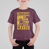 Zohran Mamdani NYC Mayor T Shirt For Kid Funny Cool Trendy Progressive - Wonder Print Shop