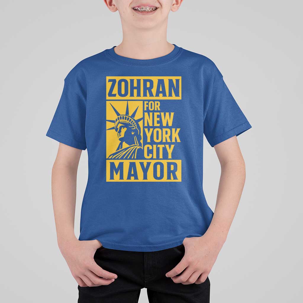 Zohran Mamdani NYC Mayor T Shirt For Kid Funny Cool Trendy Progressive - Wonder Print Shop