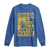 Zohran Mamdani NYC Mayor Long Sleeve Shirt Funny Cool Trendy Progressive - Wonder Print Shop