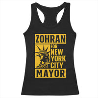 Zohran Mamdani NYC Mayor Racerback Tank Top Funny Cool Trendy Progressive - Wonder Print Shop
