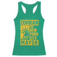 Zohran Mamdani NYC Mayor Racerback Tank Top Funny Cool Trendy Progressive - Wonder Print Shop
