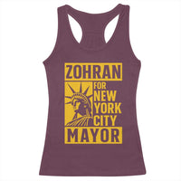 Zohran Mamdani NYC Mayor Racerback Tank Top Funny Cool Trendy Progressive - Wonder Print Shop