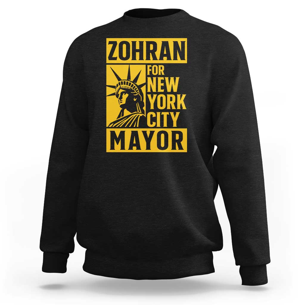 Zohran Mamdani NYC Mayor Sweatshirt Funny Cool Trendy Progressive - Wonder Print Shop