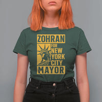 Zohran Mamdani NYC Mayor T Shirt For Women Funny Cool Trendy Progressive - Wonder Print Shop