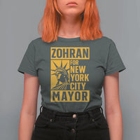 Zohran Mamdani NYC Mayor T Shirt For Women Funny Cool Trendy Progressive - Wonder Print Shop