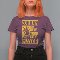 Zohran Mamdani NYC Mayor T Shirt For Women Funny Cool Trendy Progressive - Wonder Print Shop