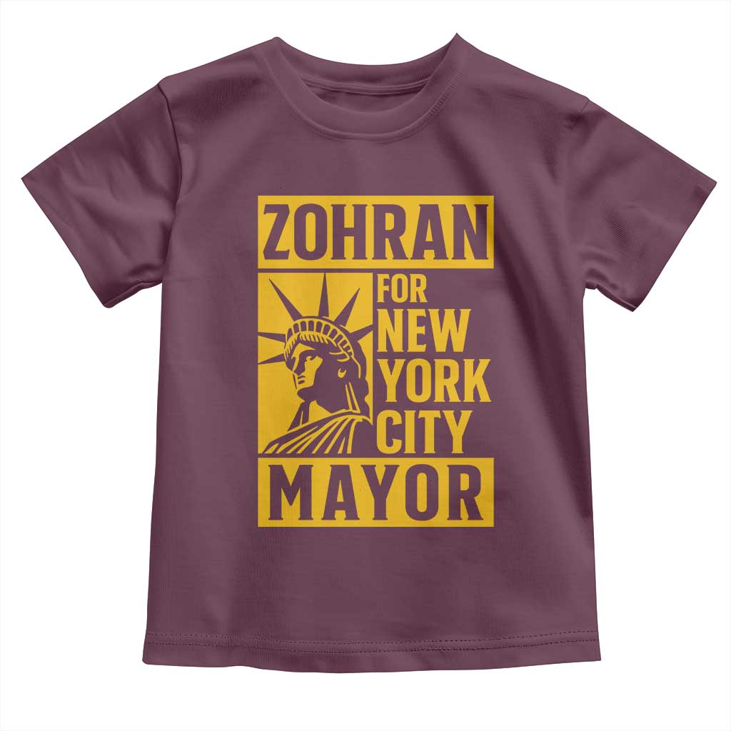 Zohran Mamdani NYC Mayor Toddler T Shirt Funny Cool Trendy Progressive - Wonder Print Shop