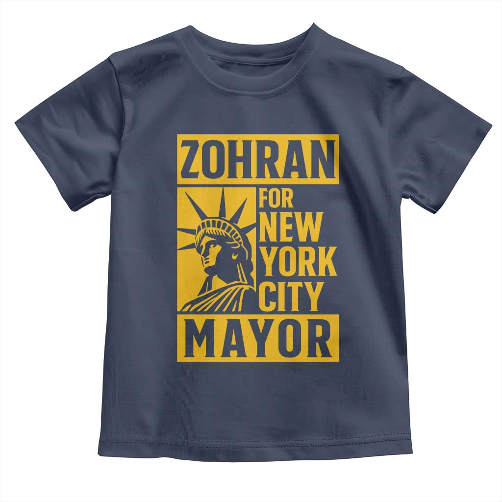 Zohran Mamdani NYC Mayor Toddler T Shirt Funny Cool Trendy Progressive - Wonder Print Shop