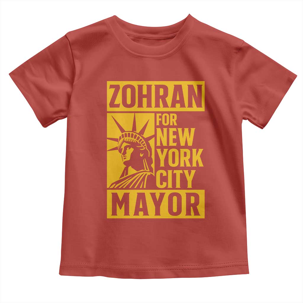 Zohran Mamdani NYC Mayor Toddler T Shirt Funny Cool Trendy Progressive - Wonder Print Shop