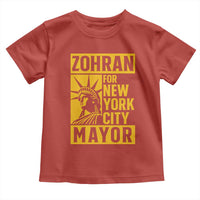 Zohran Mamdani NYC Mayor Toddler T Shirt Funny Cool Trendy Progressive - Wonder Print Shop