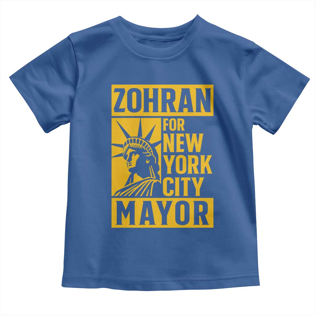 Zohran Mamdani NYC Mayor Toddler T Shirt Funny Cool Trendy Progressive - Wonder Print Shop