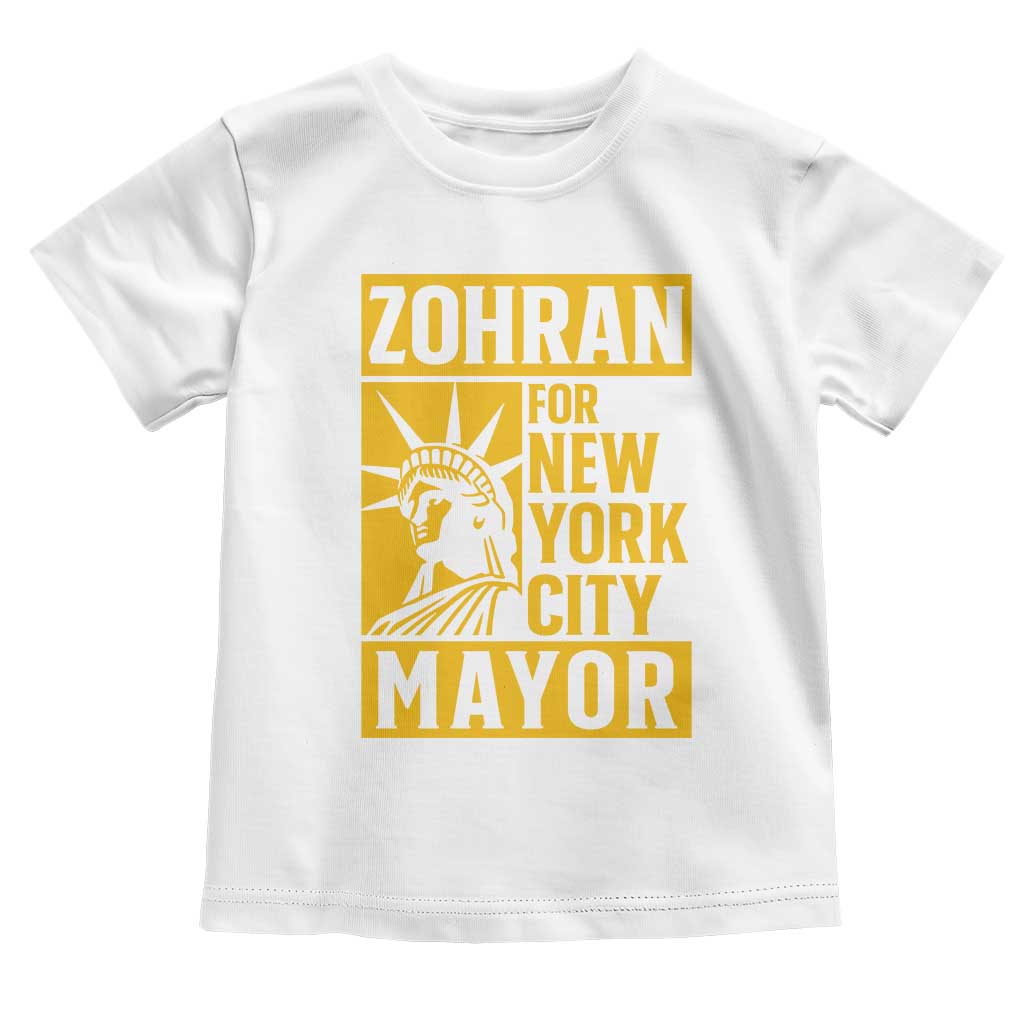 Zohran Mamdani NYC Mayor Toddler T Shirt Funny Cool Trendy Progressive - Wonder Print Shop
