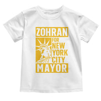 Zohran Mamdani NYC Mayor Toddler T Shirt Funny Cool Trendy Progressive - Wonder Print Shop