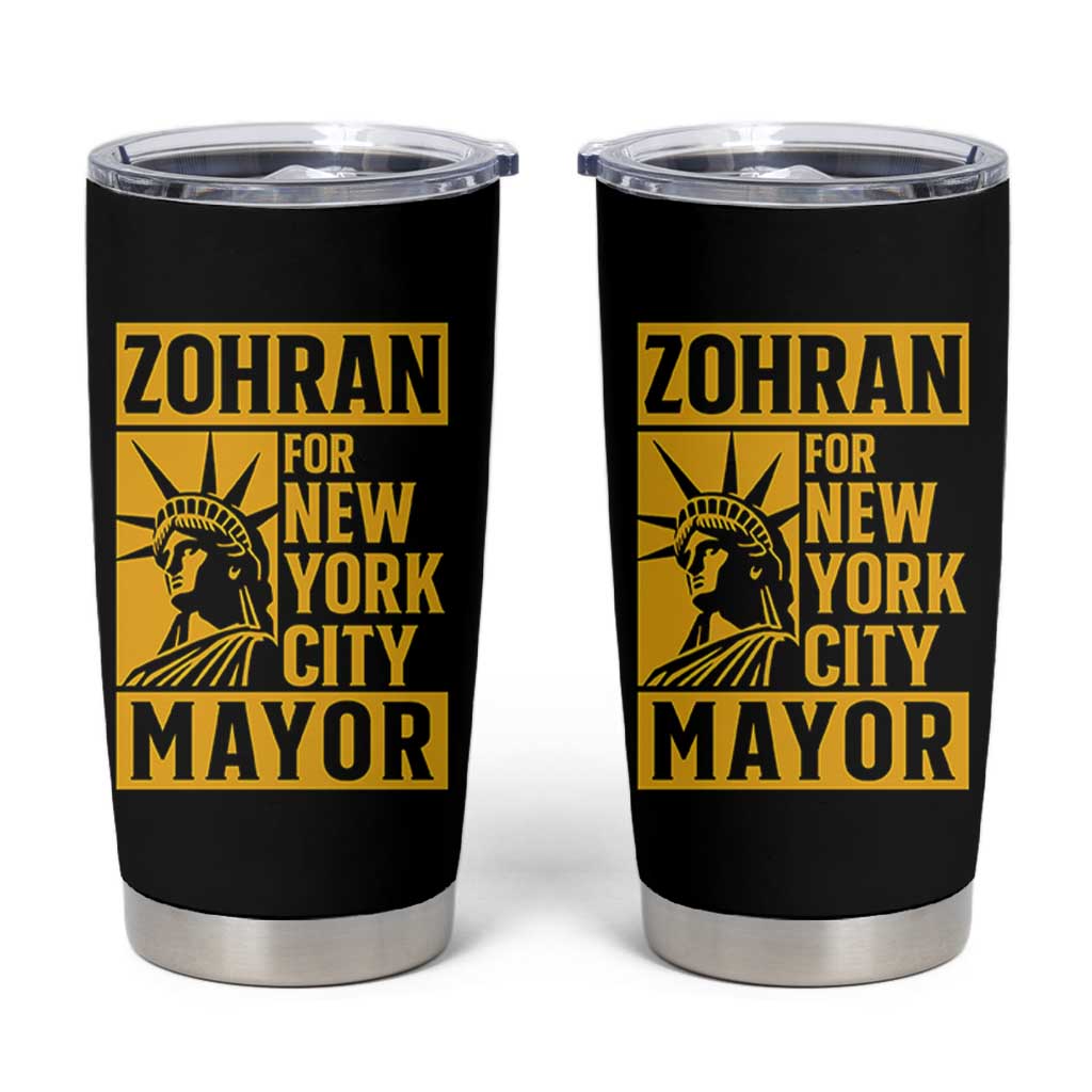 Zohran Mamdani NYC Mayor Tumbler Cup Funny Cool Trendy Progressive - Wonder Print Shop