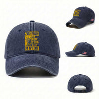Zohran Mamdani NYC Mayor Washed Cotton Baseball Cap Funny Cool Trendy Progressive