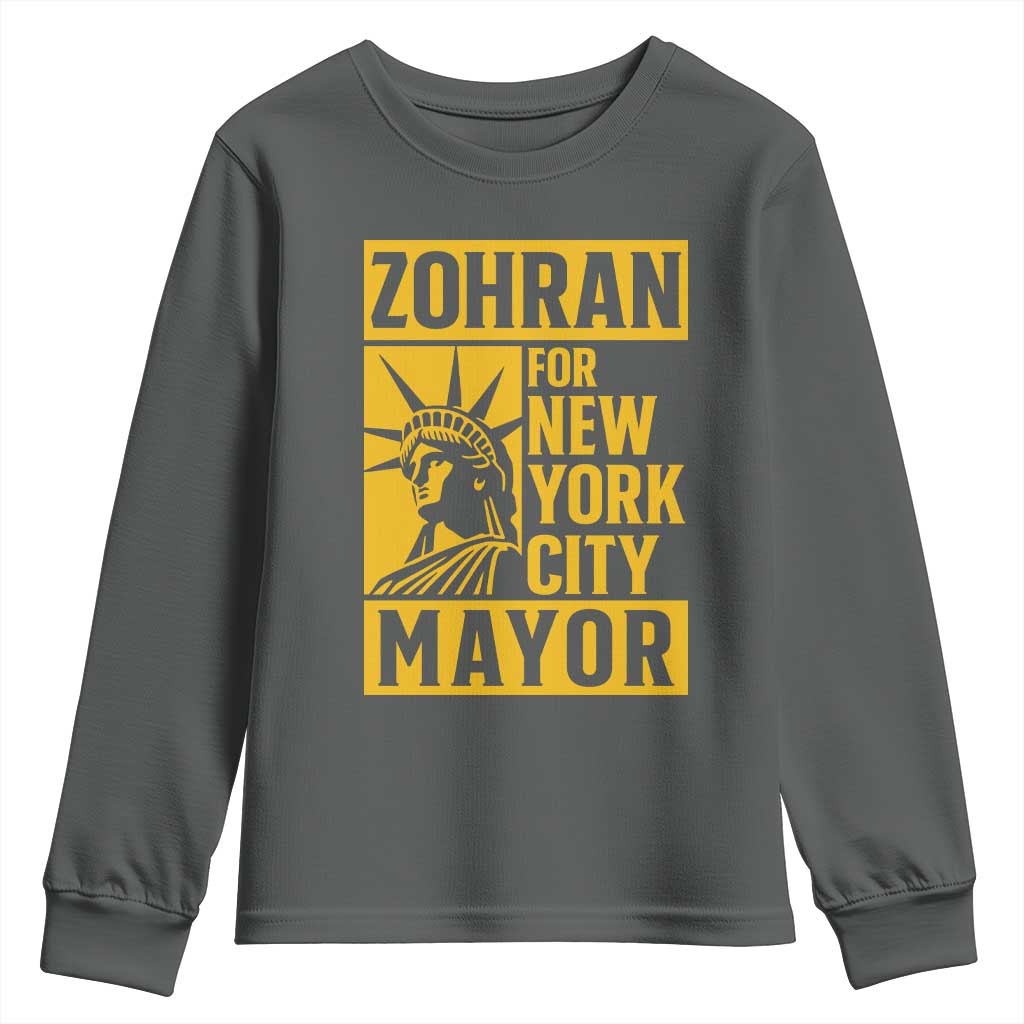 Zohran Mamdani NYC Mayor Youth Sweatshirt Funny Cool Trendy Progressive - Wonder Print Shop