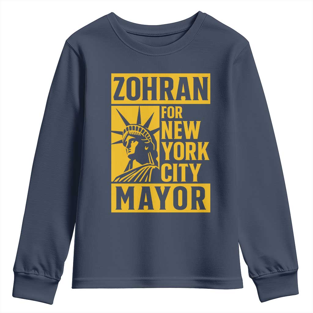 Zohran Mamdani NYC Mayor Youth Sweatshirt Funny Cool Trendy Progressive - Wonder Print Shop