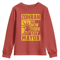 Zohran Mamdani NYC Mayor Youth Sweatshirt Funny Cool Trendy Progressive - Wonder Print Shop
