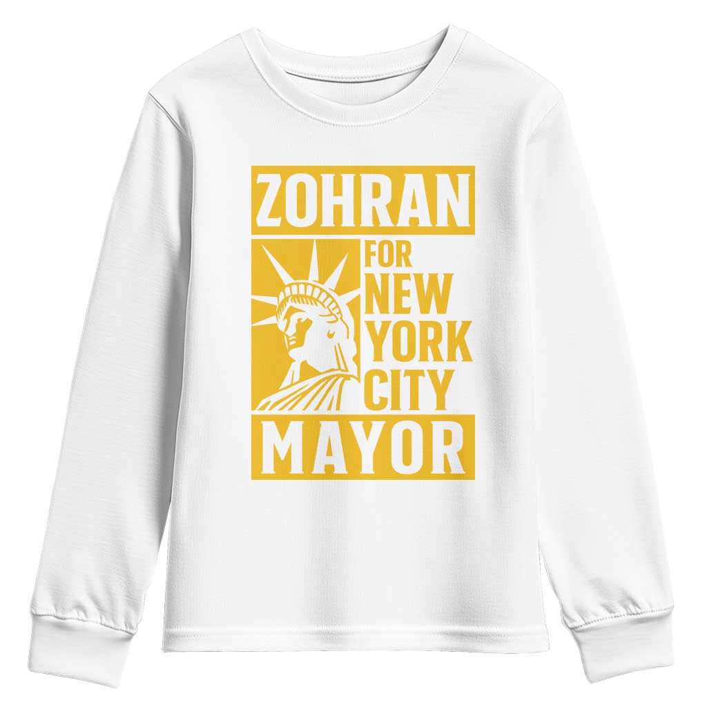 Zohran Mamdani NYC Mayor Youth Sweatshirt Funny Cool Trendy Progressive - Wonder Print Shop
