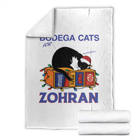 Bodega Cats of New York Throw Blanket Funny Cat NYC Christmas - Wonder Print Shop