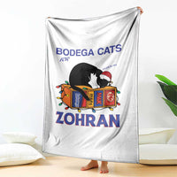 Bodega Cats of New York Throw Blanket Funny Cat NYC Christmas - Wonder Print Shop