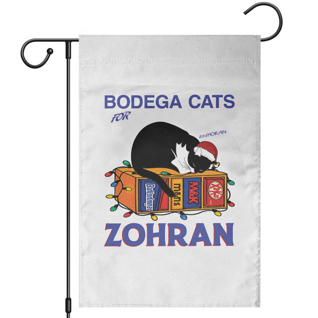 Bodega Cats of New York Garden Flag Funny Cat NYC Christmas - Wonder Print Shop