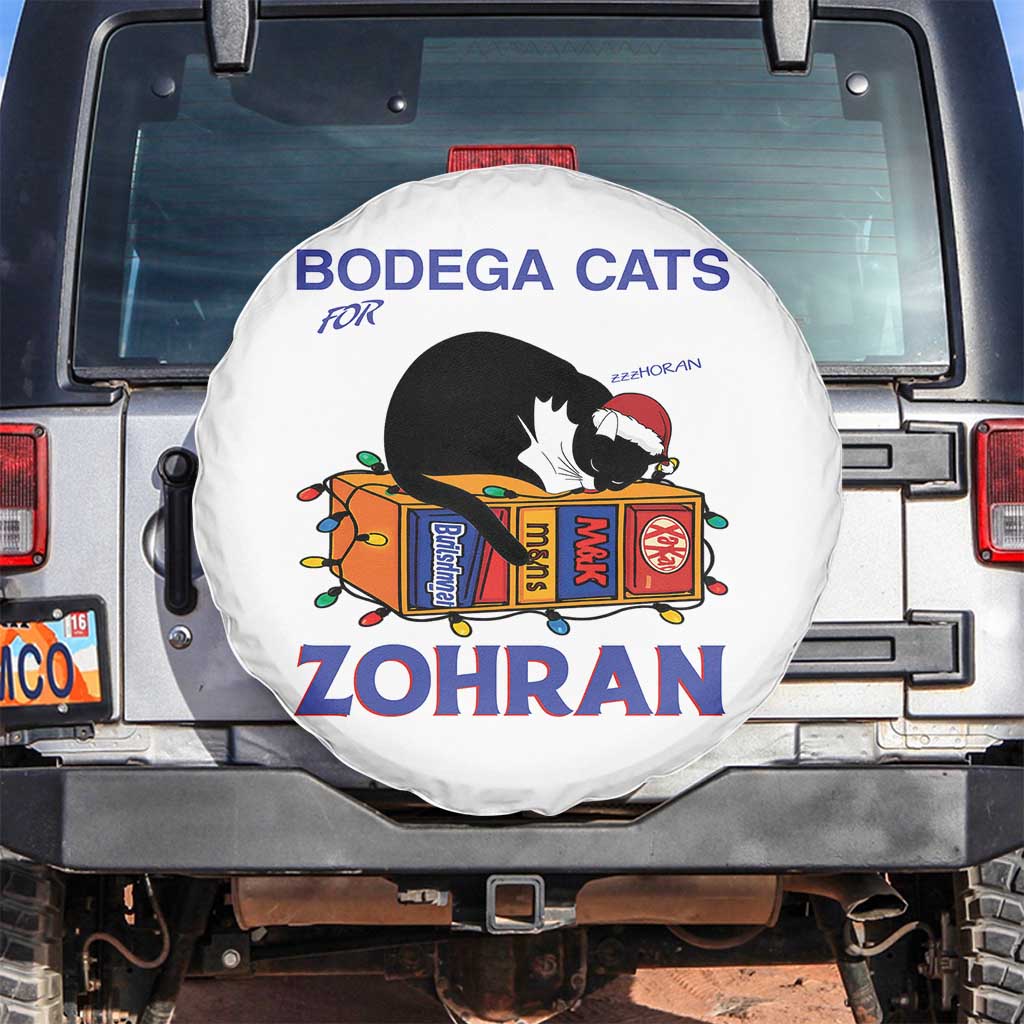 Bodega Cats of New York Spare Tire Cover Funny Cat NYC Christmas - Wonder Print Shop