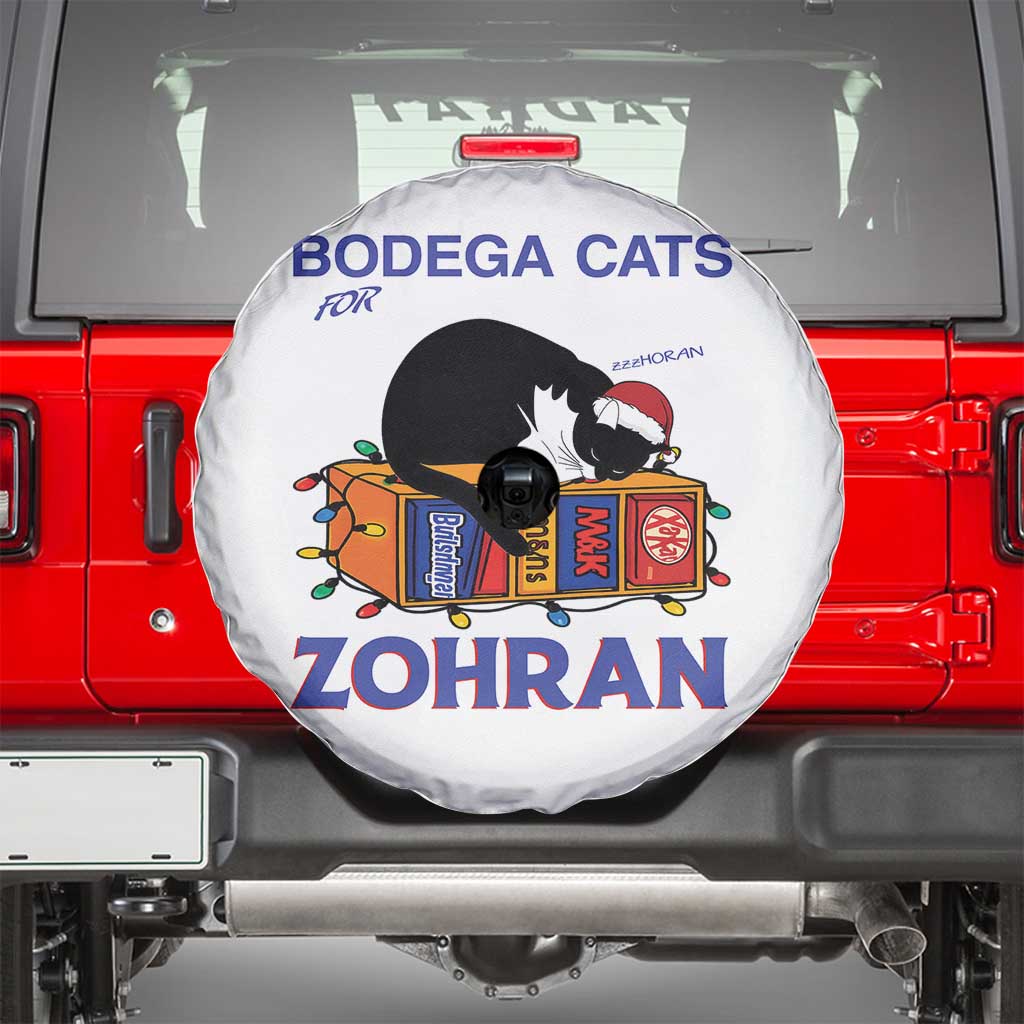 Bodega Cats of New York Spare Tire Cover Funny Cat NYC Christmas - Wonder Print Shop