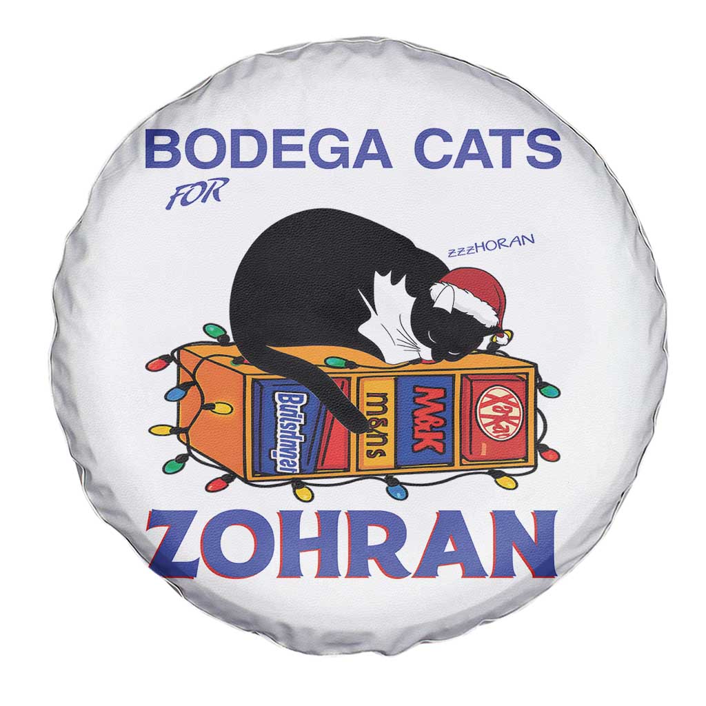 Bodega Cats of New York Spare Tire Cover Funny Cat NYC Christmas - Wonder Print Shop