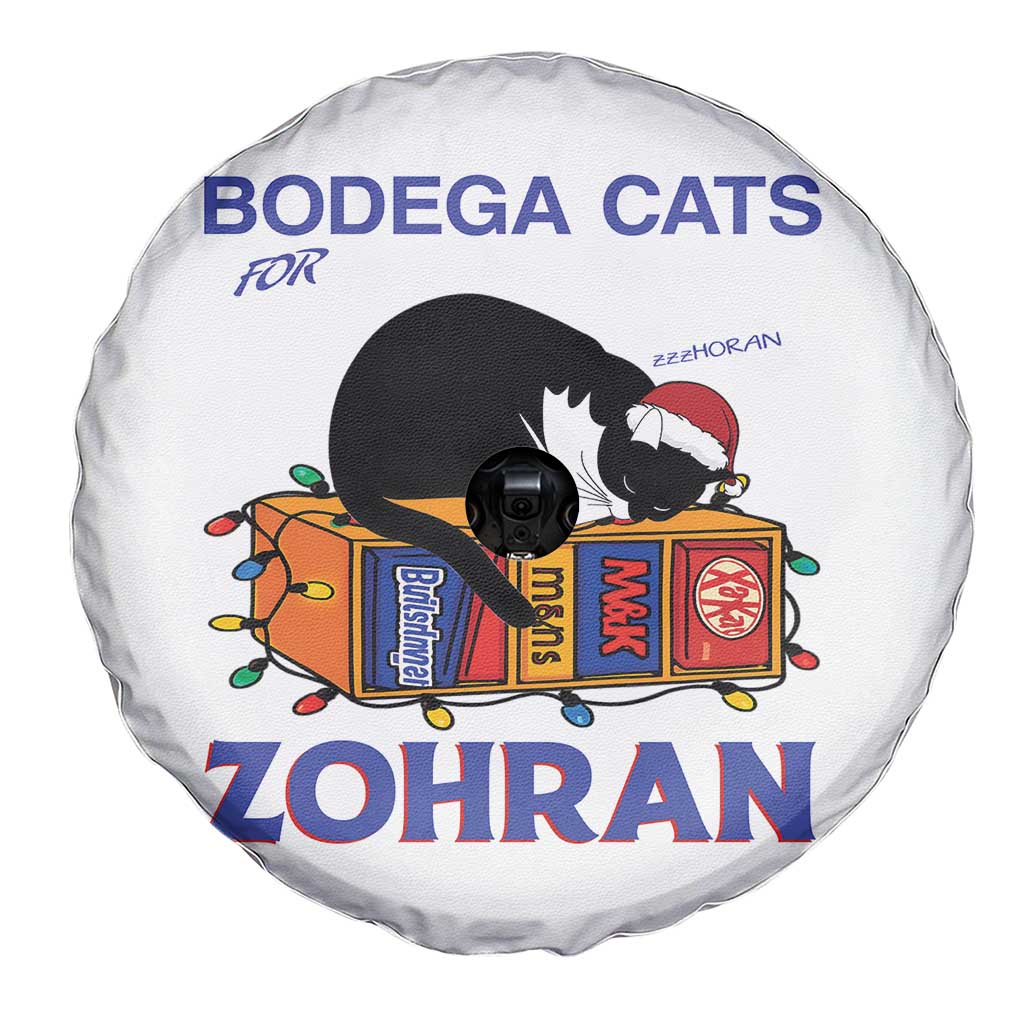Bodega Cats of New York Spare Tire Cover Funny Cat NYC Christmas - Wonder Print Shop