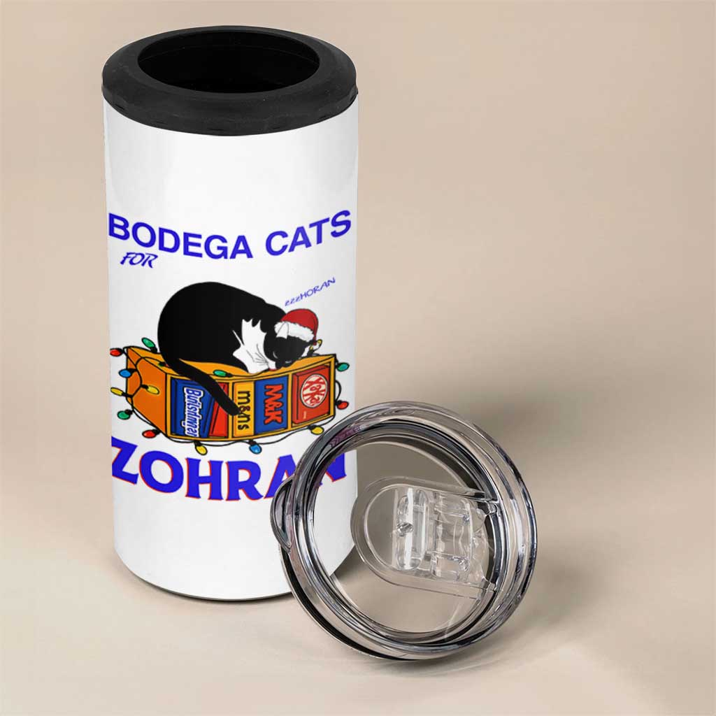 Bodega Cats of New York 4 in 1 Can Cooler Tumbler Funny Cat NYC Christmas - Wonder Print Shop