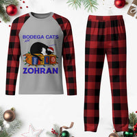 Bodega Cats of New York Plaid Pajama Set Funny Cat NYC Christmas - Wonder Print Shop