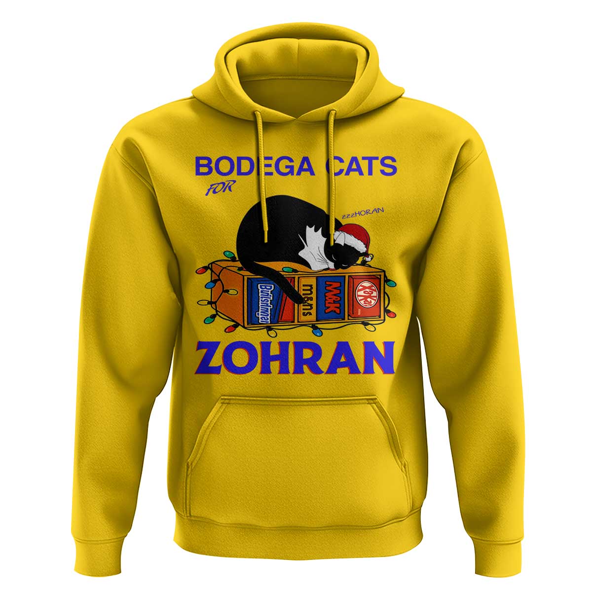 Bodega Cats of New York Hoodie Funny Cat NYC Christmas - Wonder Print Shop