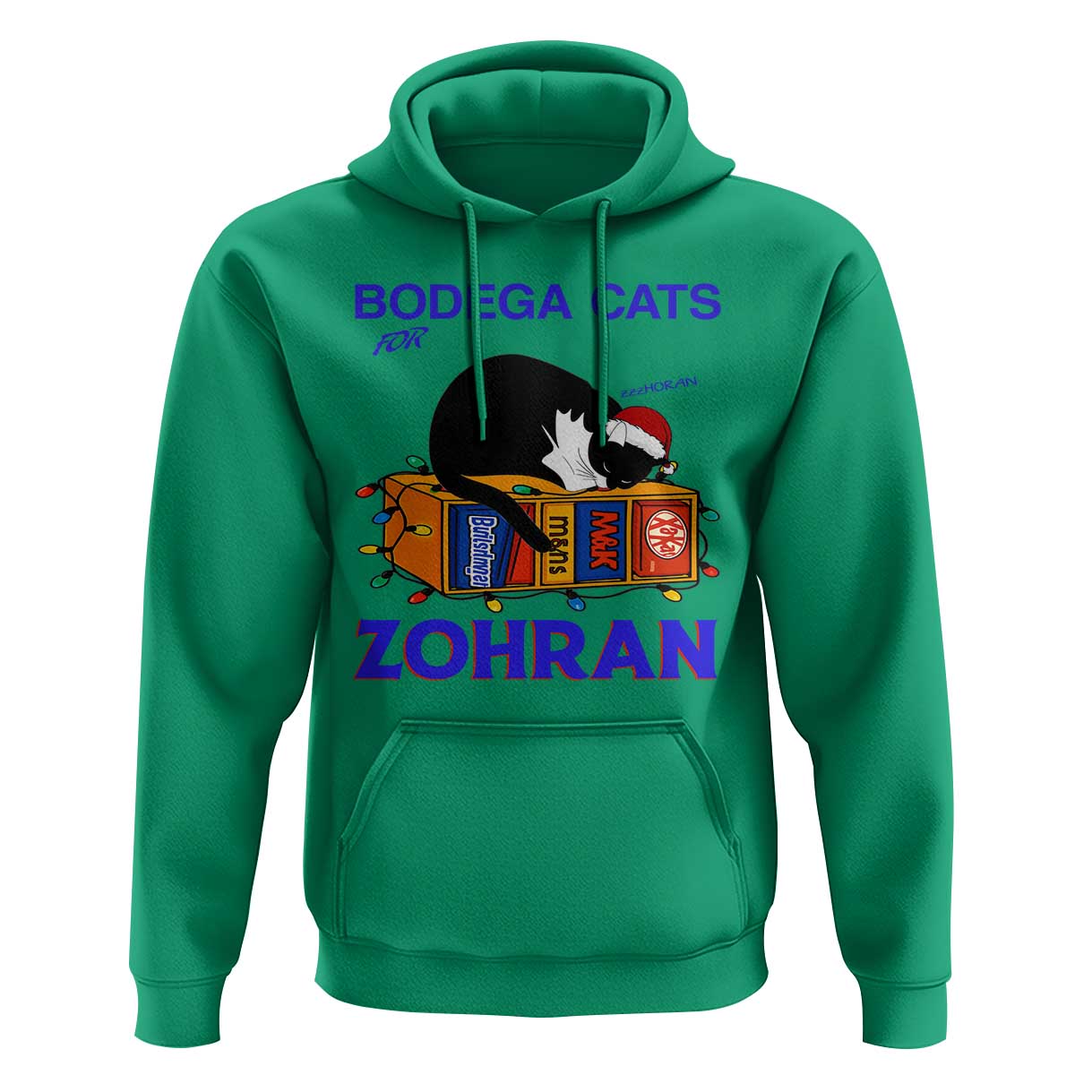 Bodega Cats of New York Hoodie Funny Cat NYC Christmas - Wonder Print Shop