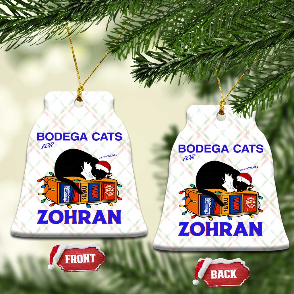 Bodega Cats of New York Ceramic Ornament Funny Cat NYC Christmas - Wonder Print Shop