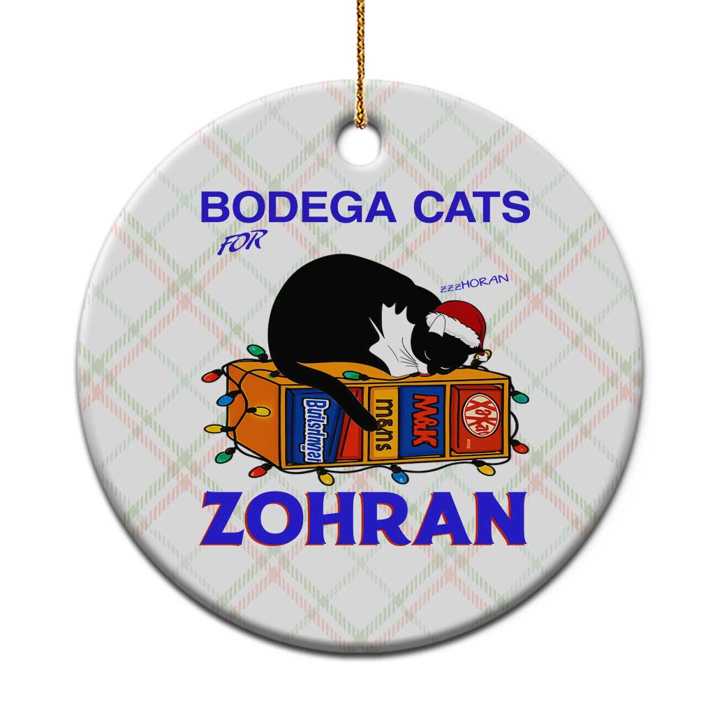 Bodega Cats of New York Ceramic Ornament Funny Cat NYC Christmas - Wonder Print Shop