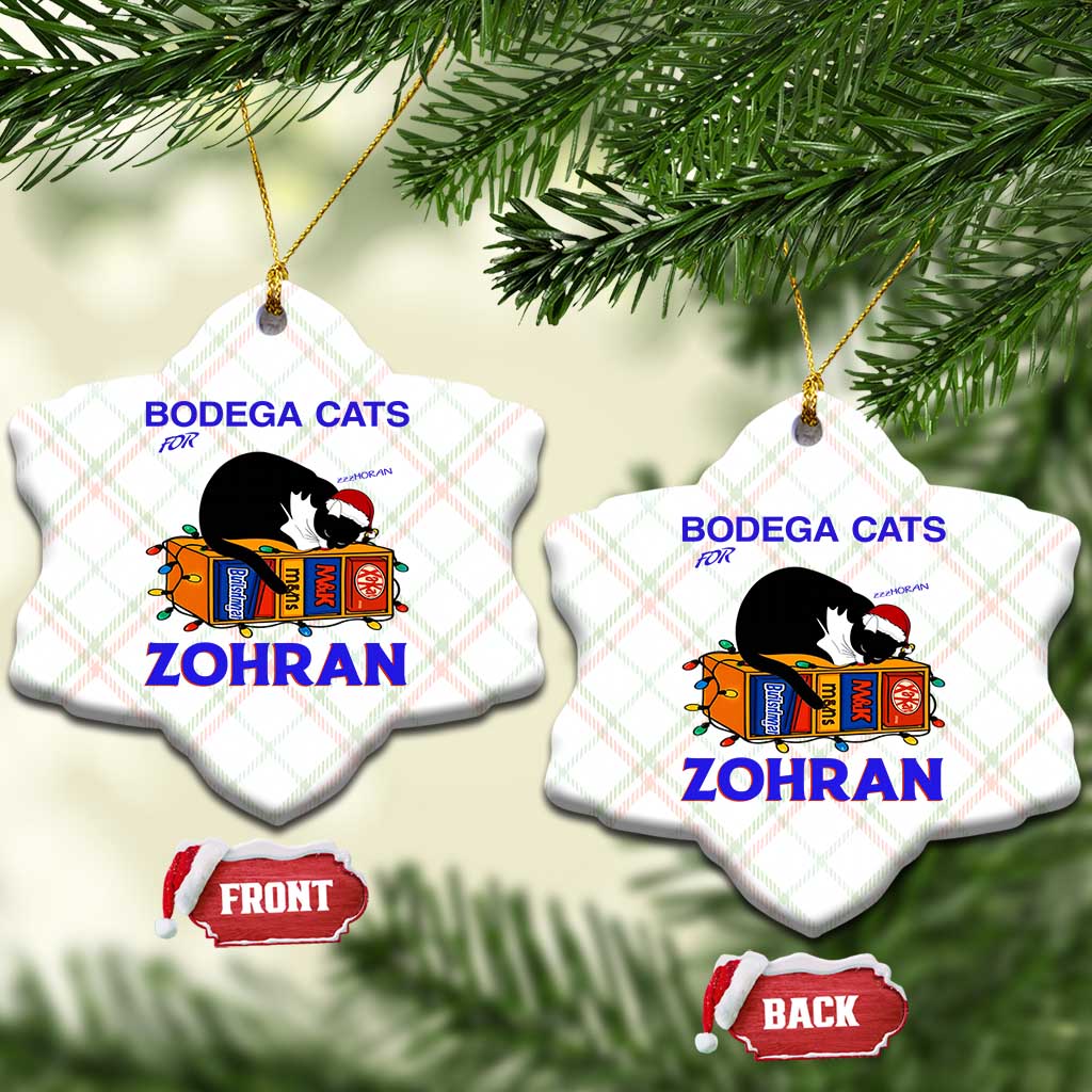 Bodega Cats of New York Ceramic Ornament Funny Cat NYC Christmas - Wonder Print Shop