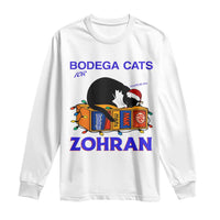 Bodega Cats of New York Long Sleeve Shirt Funny Cat NYC Christmas - Wonder Print Shop