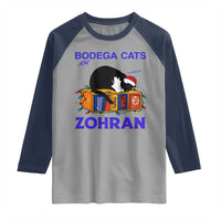 Bodega Cats of New York Raglan Shirt Funny Cat NYC Christmas - Wonder Print Shop