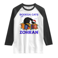 Bodega Cats of New York Raglan Shirt Funny Cat NYC Christmas - Wonder Print Shop