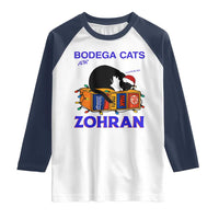 Bodega Cats of New York Raglan Shirt Funny Cat NYC Christmas - Wonder Print Shop