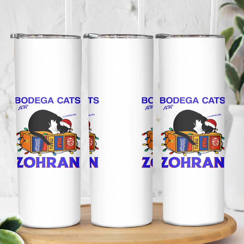 Bodega Cats of New York Skinny Tumbler Funny Cat NYC Christmas - Wonder Print Shop