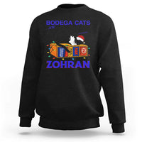 Bodega Cats of New York Sweatshirt Funny Cat NYC Christmas - Wonder Print Shop