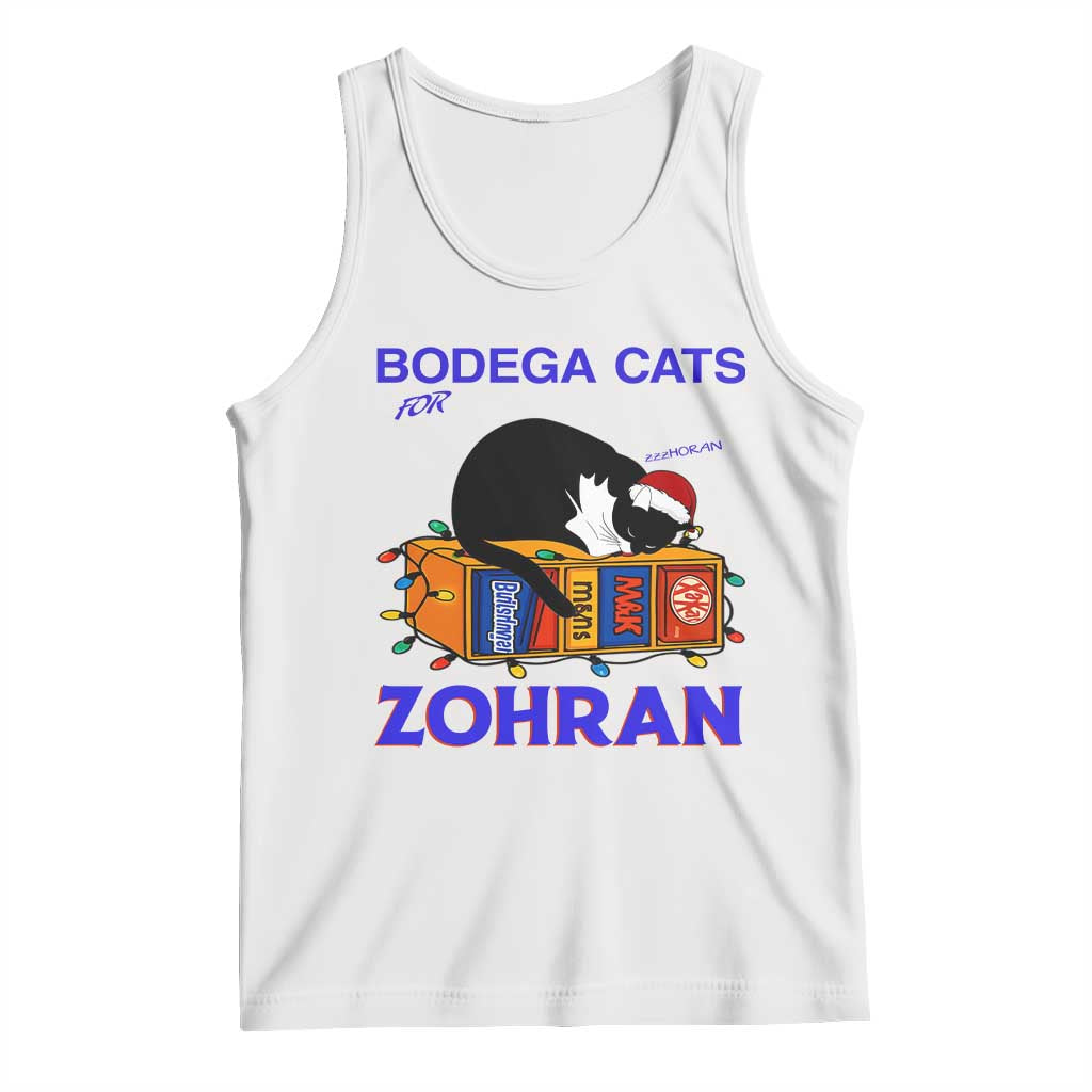 Bodega Cats of New York Tank Top Funny Cat NYC Christmas - Wonder Print Shop